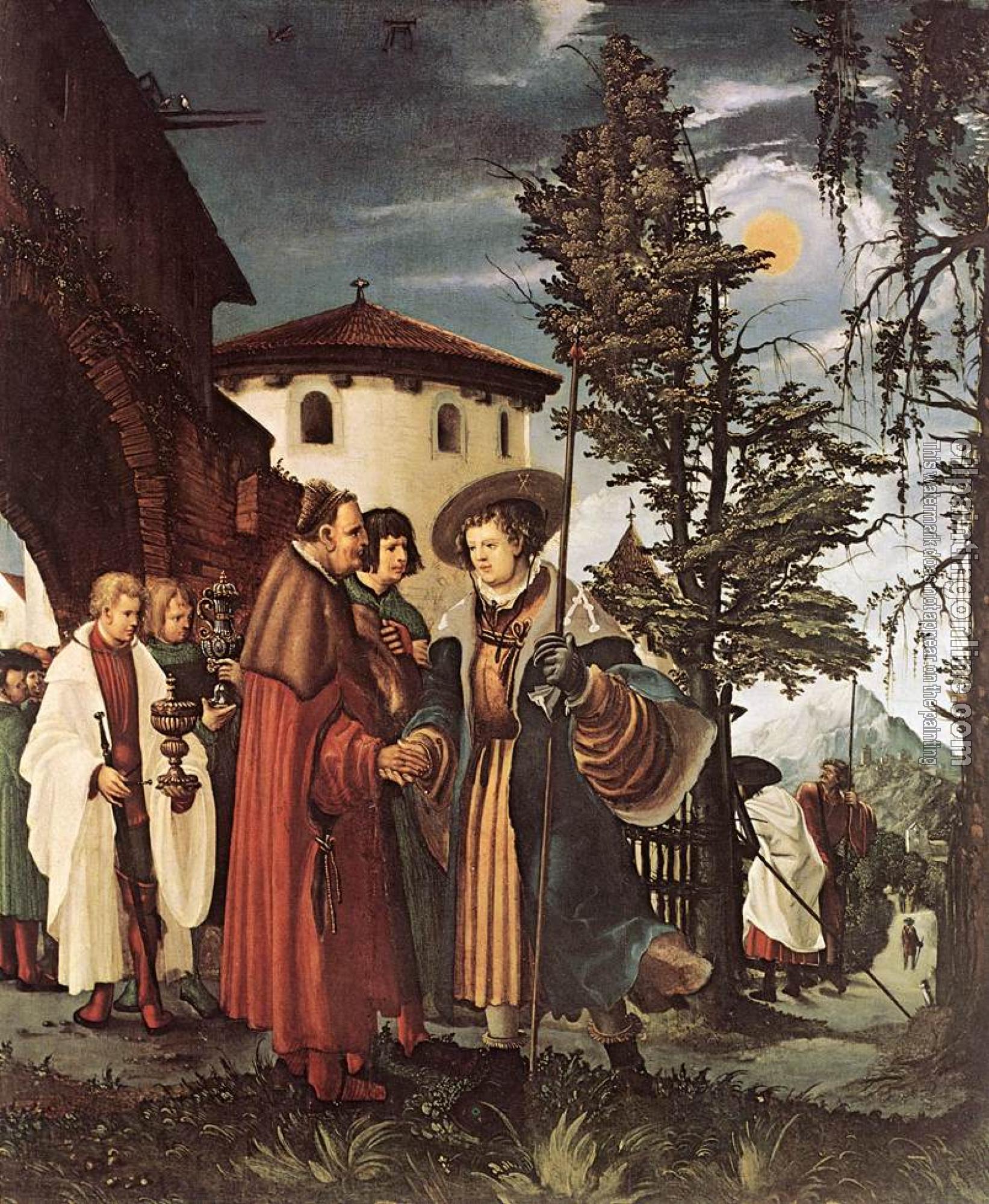 Altdorfer, Albrecht - The Departure of Saint Florian